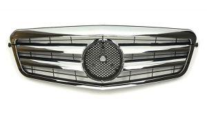 Решетка радиатора 2-Fin Style Chrome для Mercedes Benz E Class W212 E63 2010-2013